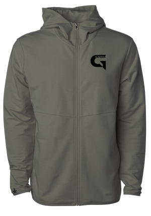 GMBM SCUBA-NECK STRETCH HOODIE